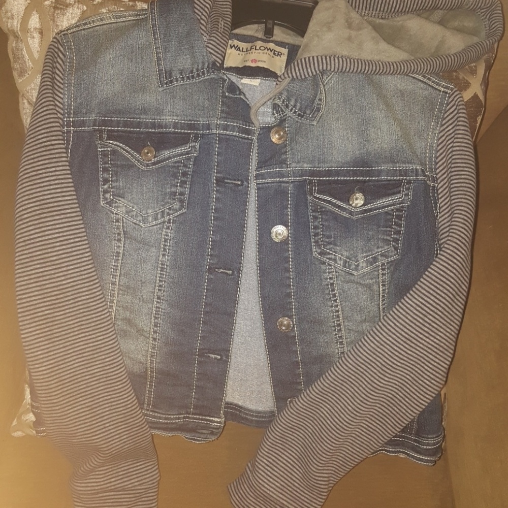 Jean and Sweatshirt Jacket